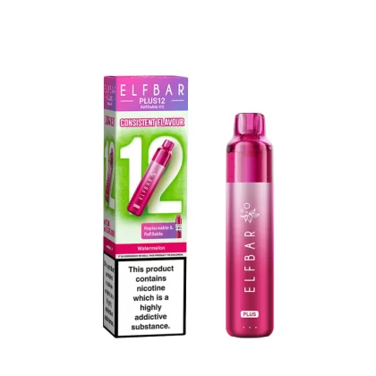 Elf Bar Plus 12 Prefilled Pod Vape Kits - Banana Ice