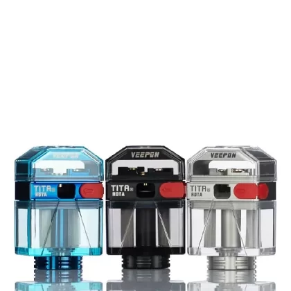 Veepon Tita X RDTA - Boro Device Compatible (DISCONTINUED) - Black
