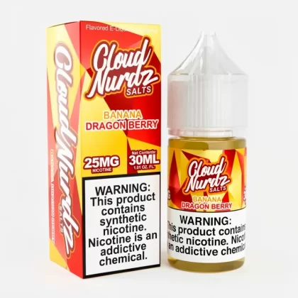 Banana Dragon Berry – Cloud Nurdz Synthetic Salt – 30mL Pod