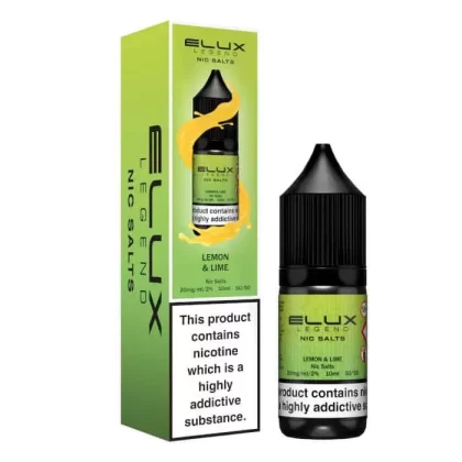 Lemon and Lime Elux Nic Salts e Liquid 10ml – TPD - Vapestorm Co