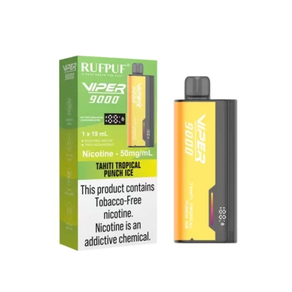 Rufpuf Viper Disposable – Tahiti Tropical Punch Ice 50mg (9000Puffs) - Vapebazaar Pk