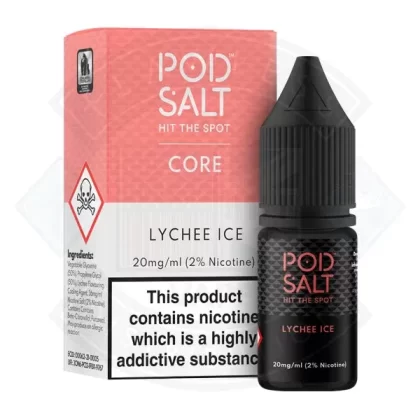 Pod Salt Lychee Ice 10ml E-Liquid - Vape Product, Vape Product