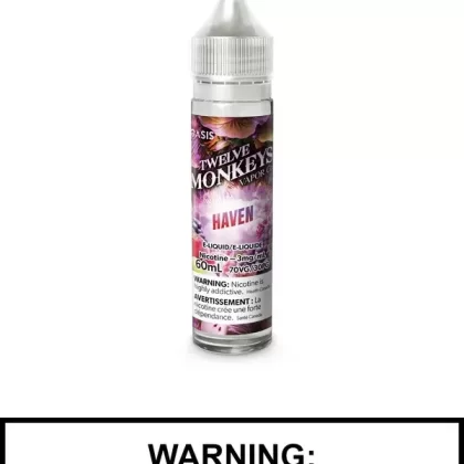 Haven by Twelve Monkeys - Nicotine Level#0mg>3mg>6mg
