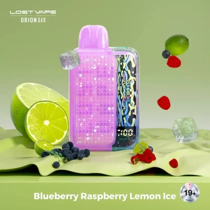 Lost Vape Orion Bar 10000 Puffs – Disposable Vape – Blueberry Raspberry Lemon Ice - Eliquidsupply