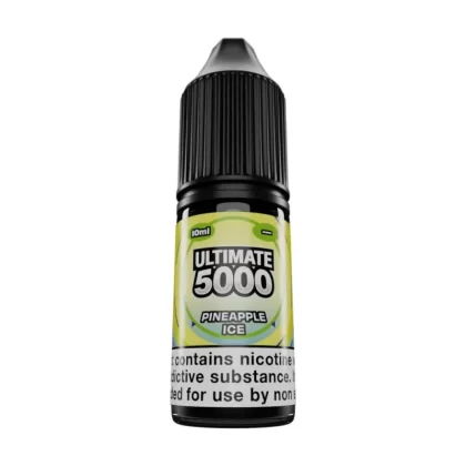 Pineapple Ice Saltnic vape Juice by Ultimate 5000 - 10 Pack - Strength