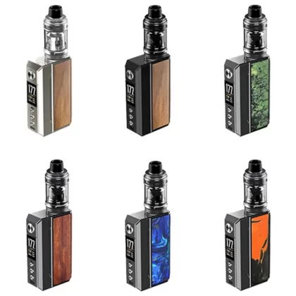 VOOPOO Drag 4 177W UForce-L Kit - Black/Walnut, Gun Metal/Forest Green