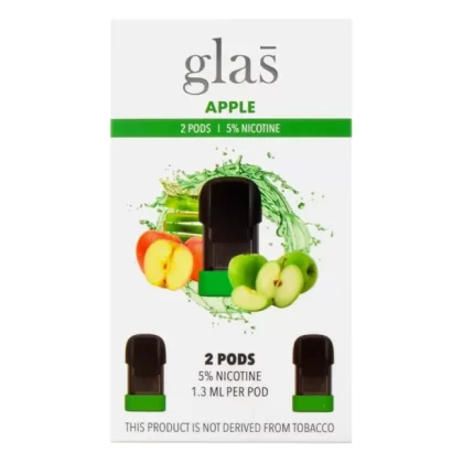 Glas Replacement Pod, 2 Pack Apple