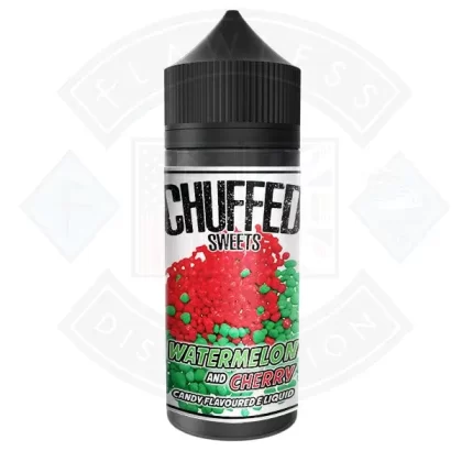 Chuffed Sweets – Watermelon and Cherry 0mg 100ml Shortfill E-Liquid