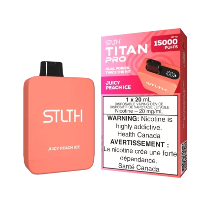 STLTH TITAN PRO - Juicy Peach Ice - 20 mg/mL (wholeseller) (SK) - Excise FED