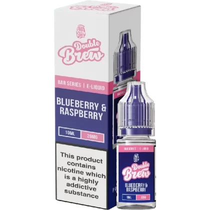 Ohm Brew Double Brew Nic Salt E-Liquid Blueberry & Raspberry