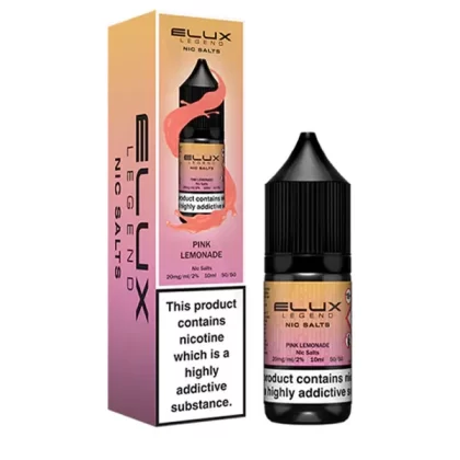 Elux Legend Pink Lemonade Nic Salt E-Liquid - Vape Product, Vape Product