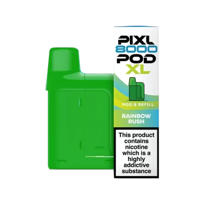 Rainbow Rush Pixl 8000 Refill Pack - 20 mg - Vape Product