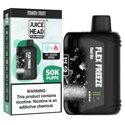 Miami Mint Disposable Vape (50000 Puffs) by Juice Head Flex Freeze
