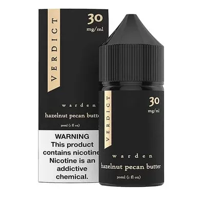 Warden – Hazelnut Pecan Butter by Verdict Salt Series E-Liquid 30mL