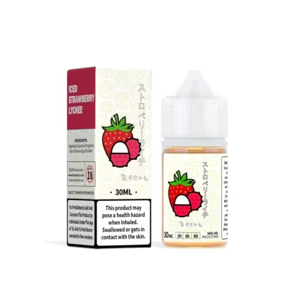 TOKYO NIC SALTS – ICED STRAWBERRY LYCHEE SALT (20/30/50/60)mg - Vapebar Pk