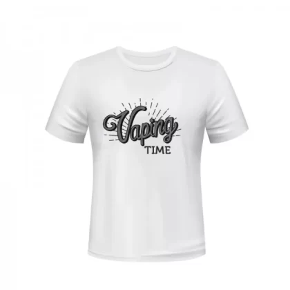 Koszulka Vaping Time szary napis