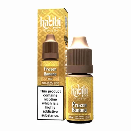 Habibi Frozen Banana Nic Salt Vape Juice - 10 Pack - 20mg