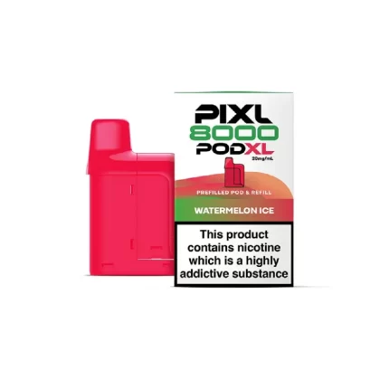 Pixl 8000 Watermelon Ice Refill Pods - Nicotine Strength#20mg (278E19)