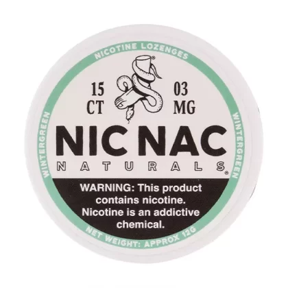 Wintergreen Nicotine Lozenges by Nic Nac Naturals