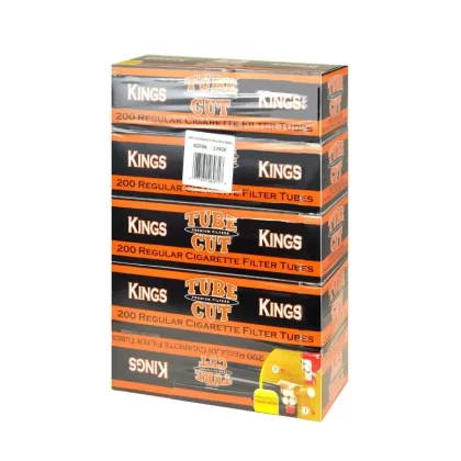 Gambler Tube Cut Filter Tubes Full Flavor 5 Cartons of 200 - Size#King Size>100 mm (D7E3AA)