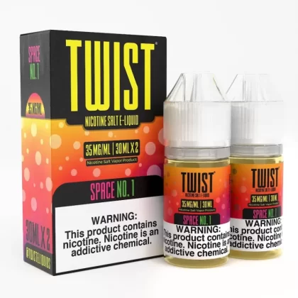 Twist e-Liquids Salt Space No. 1 eJuice - 60mL (2x30mL); Vape Product, Vape Product
