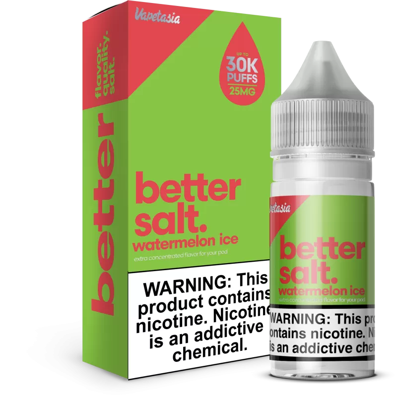Better Salt - Watermelon Ice - 30ML E-Liquid - 25MG