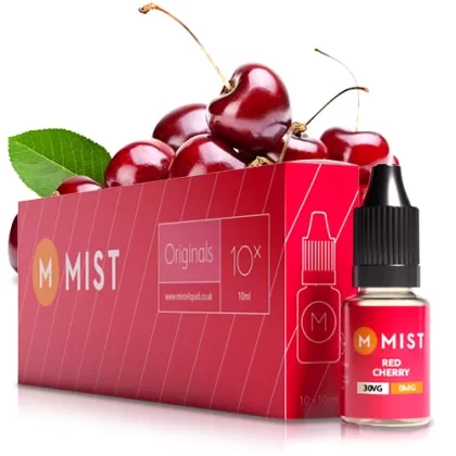 Red Cherry E Liquid (10x10ml) - 30PG/70VG (Extra Vapour) / X.LOW 3mg