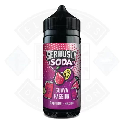 Doozy Vape Seriously Soda- Guava Passion 0mg 100ml Shortfill