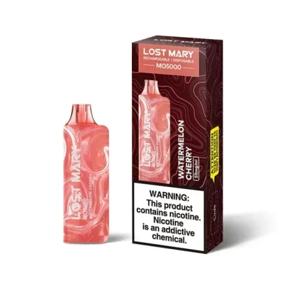 Watermelon Cherry Lost Mary MO5000 Disposable Vape Kit 5000 Puffs 13.5ml