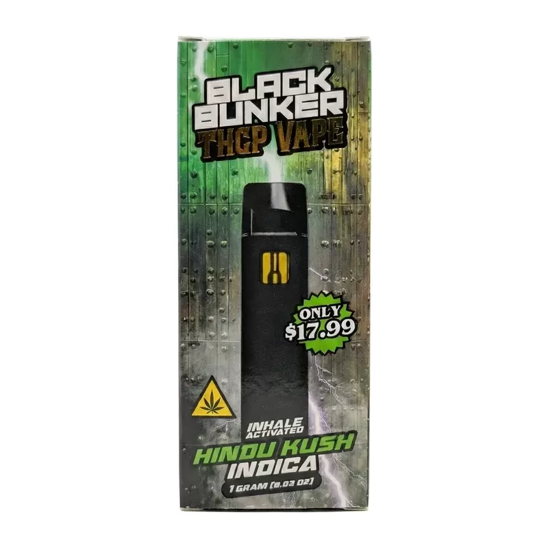 Black Bunker THCp Disposable Vape 1G