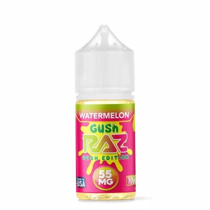 Pod Juice X Raz Watermelon Gush 30mL Salt Nic E-Juice - Vape Product, Vape Product (8523D6)