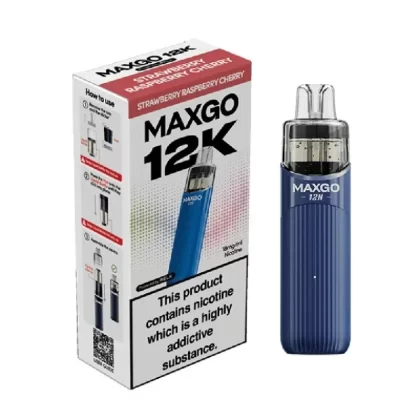 Relx Maxgo 12k Prefilled Pod Kit Strawberry Raspberry Cherry - Nicotine Strength#20mg (259535)