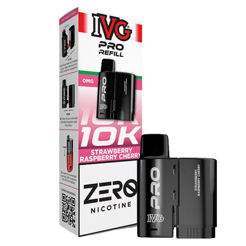 IVG PRO 12 Refill POD 0mg - Strawberry Raspberry Cherry