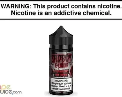 STRAWBERRY JAM COOKIE BY SADBOY E LIQUID 100ML - Vapejuice