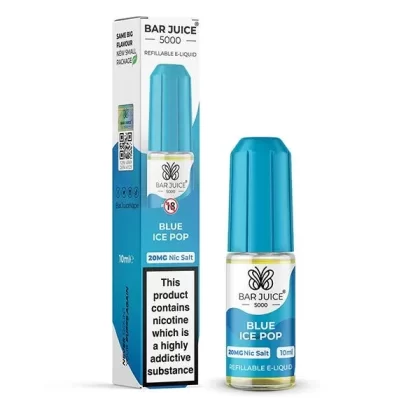 BAR JUICE BLUE ICE POP 10ML NIC SALT E-LIQUID