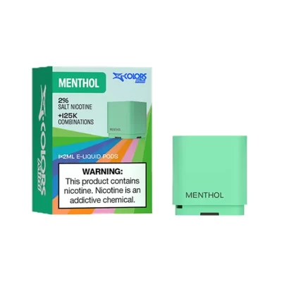 Zlabs Zcolors Mini Menthol Pod - Nicotine Strength#Menthol (7A39BA)
