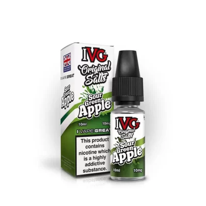 IVG Original Salts Sour Green Apple 10ml E-Liquid