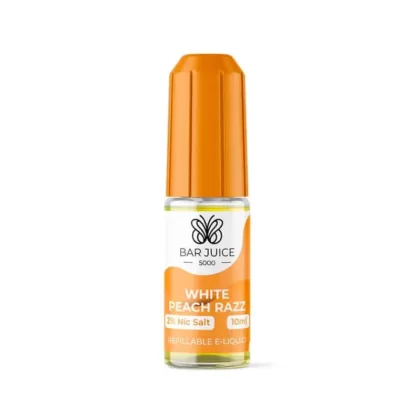 Bar Juice 5000 Salt Nicotine White Peach Razz 10mg & 20mg Salts - Vape Product, Vape Product
