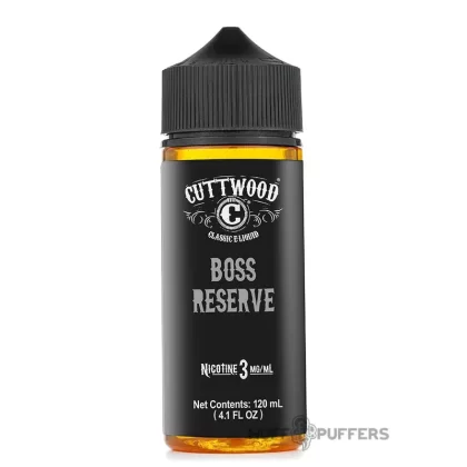 Cuttwood – Boss Reserve 120mL - Nicotine Strength#0mg>3mg>6mg>12mg