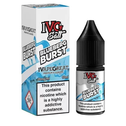 IVG Blueberg Burst Nic Salt E-Liquid - 20mg