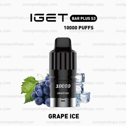 IGET Bar Plus S3 Pod – Grape Ice - Ozvapeone (DF5627)