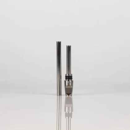 Flat Stinger Mouthpiece Assembly - Color#Raw Titanium