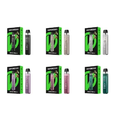 Vaporesso XROS Pro 2 Pod System - Option#Glittering Black>Glittering Gold>Glittering Silver>Dawn Purple>Moonlit Pink>Gem Green>Storm Blue