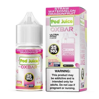 Straw Watermelon Dragonfruit Oxbar Pod Juice Edition Salts 30mL