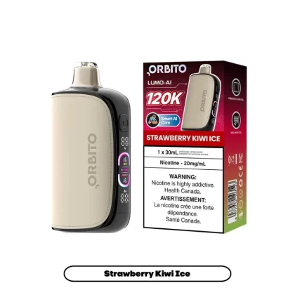 Strawberry Kiwi Ice – ORBITO LUMO-AI Disposable Vape