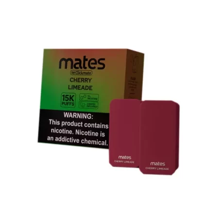 Cherry Limeade – 7 Daze Clickmate 7500 Puffs Pod Disposable Vape 5% - Single Pod, Pack of 2 Pods