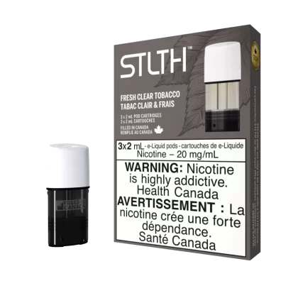 STLTH Pod Pack - Fresh Clear Tobacco - 20 mg/mL (wholeseller) - Excise PE, 20 mg/mL - PE