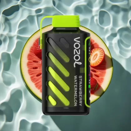VOZOL Gear Power 20000 Puffs Strawberry Watermelon Dual Mesh Coil 20mL 50mg S.i.L.C. Tech - Bangvapeaustralia