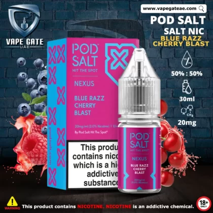 Pod Salt Nexus - Blue Razz Cherry Blast Saltnic - 20 mg / 30 ml