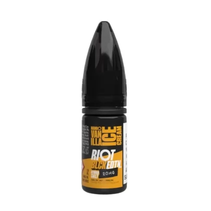 Mango Vanilla Ice Cream E-Liquid Black Edition by Riot Squad (10ml) - 20mg